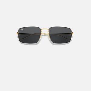 LIKE NEW. Ray Ban 3669. Classic Grey lenses, Shiny Gold frame.